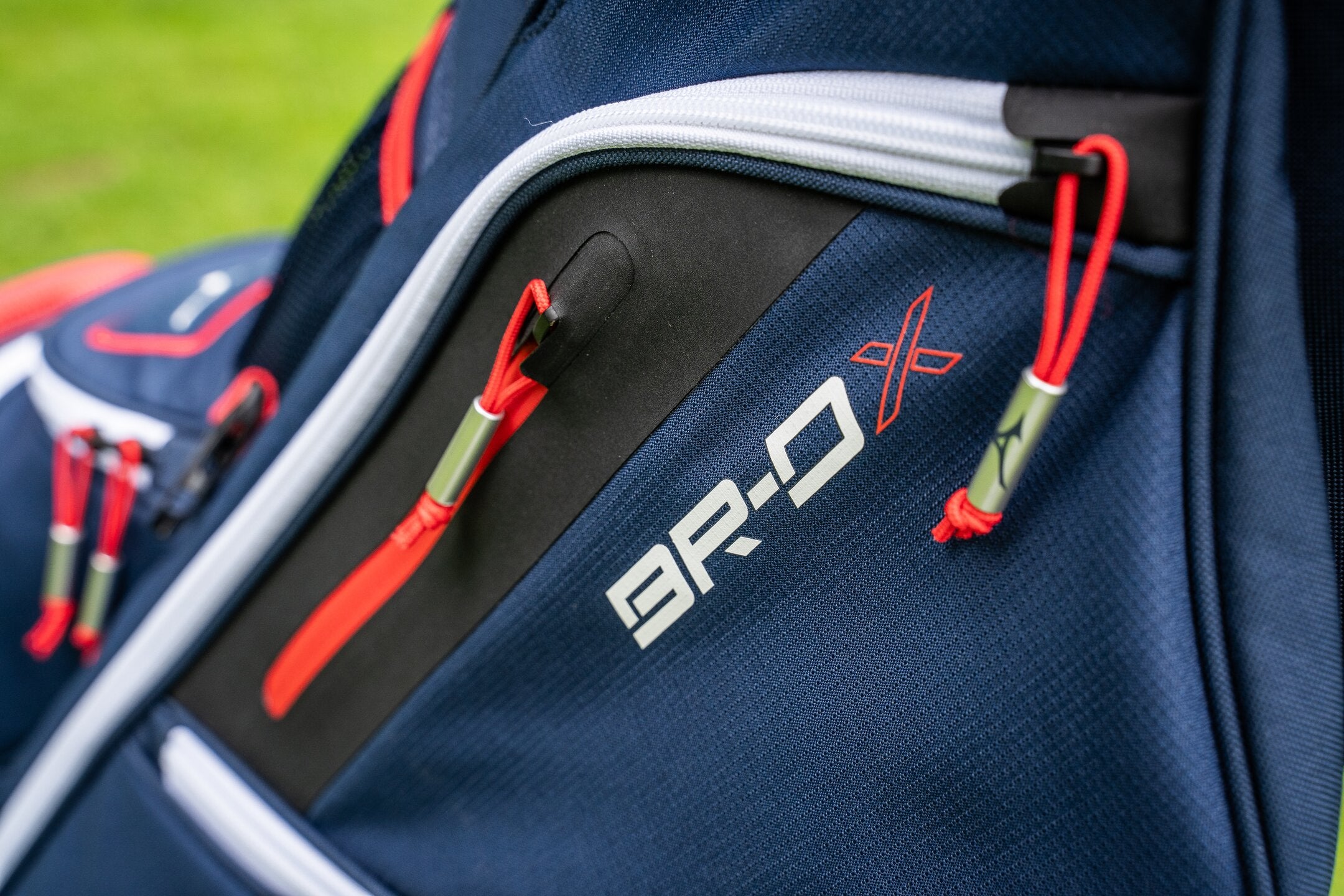 Mizuno BR DX hybrid standbag  navy/rood