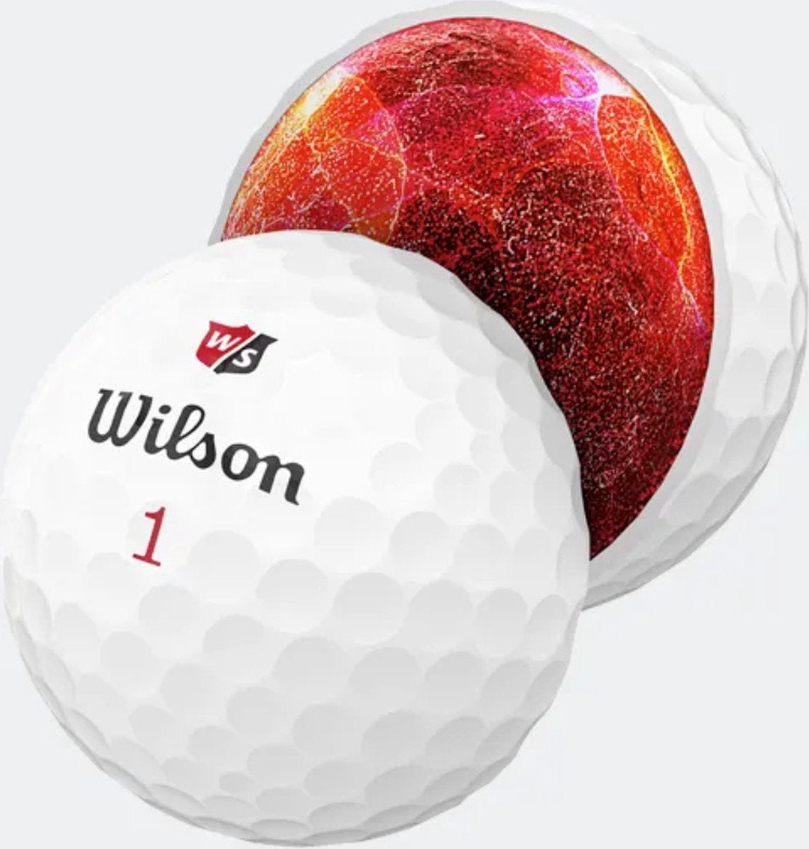 Wilson Staff DUO Soft Golfballen 2023 - Wit - 12 Stuks