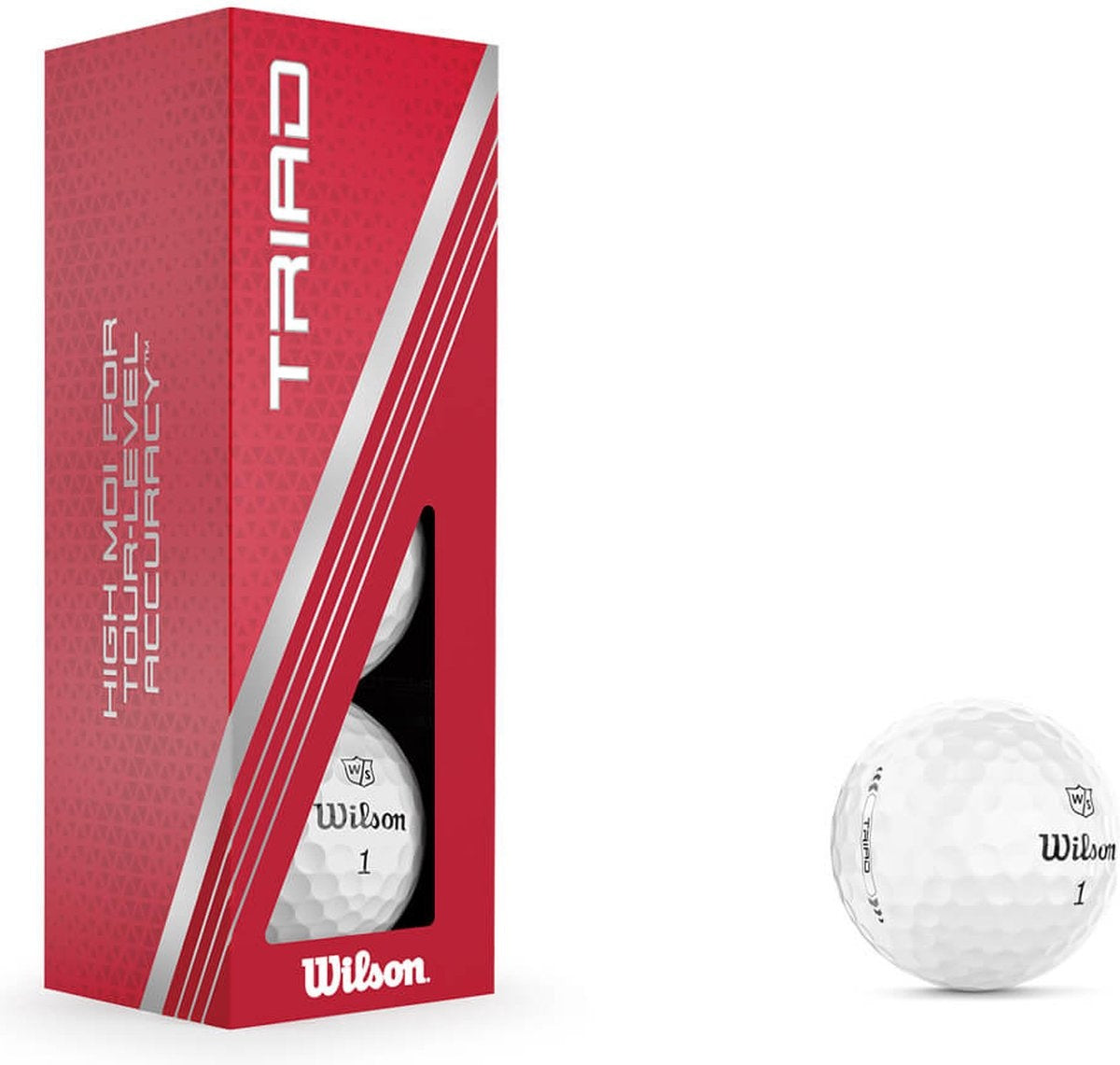 Wilson Staff Triad 2022 Golfballen - Wit -12 Stuks
