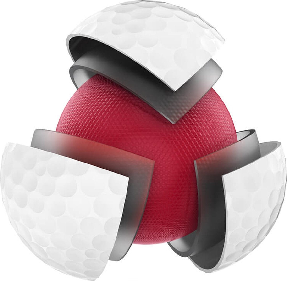 Wilson Staff Triad 2022 Golfballen - Wit -12 Stuks
