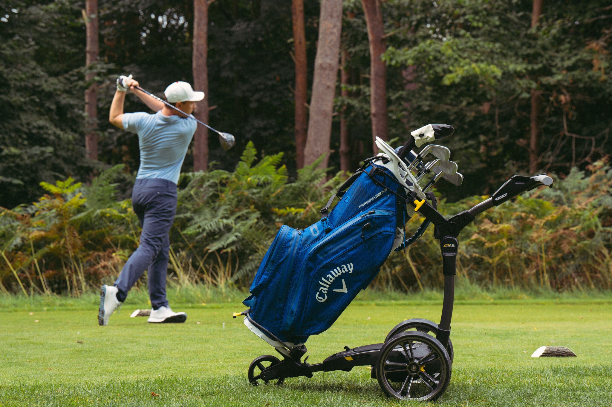 Callaway Fairway 14 Hyper Dry Standbag Blue/Palms