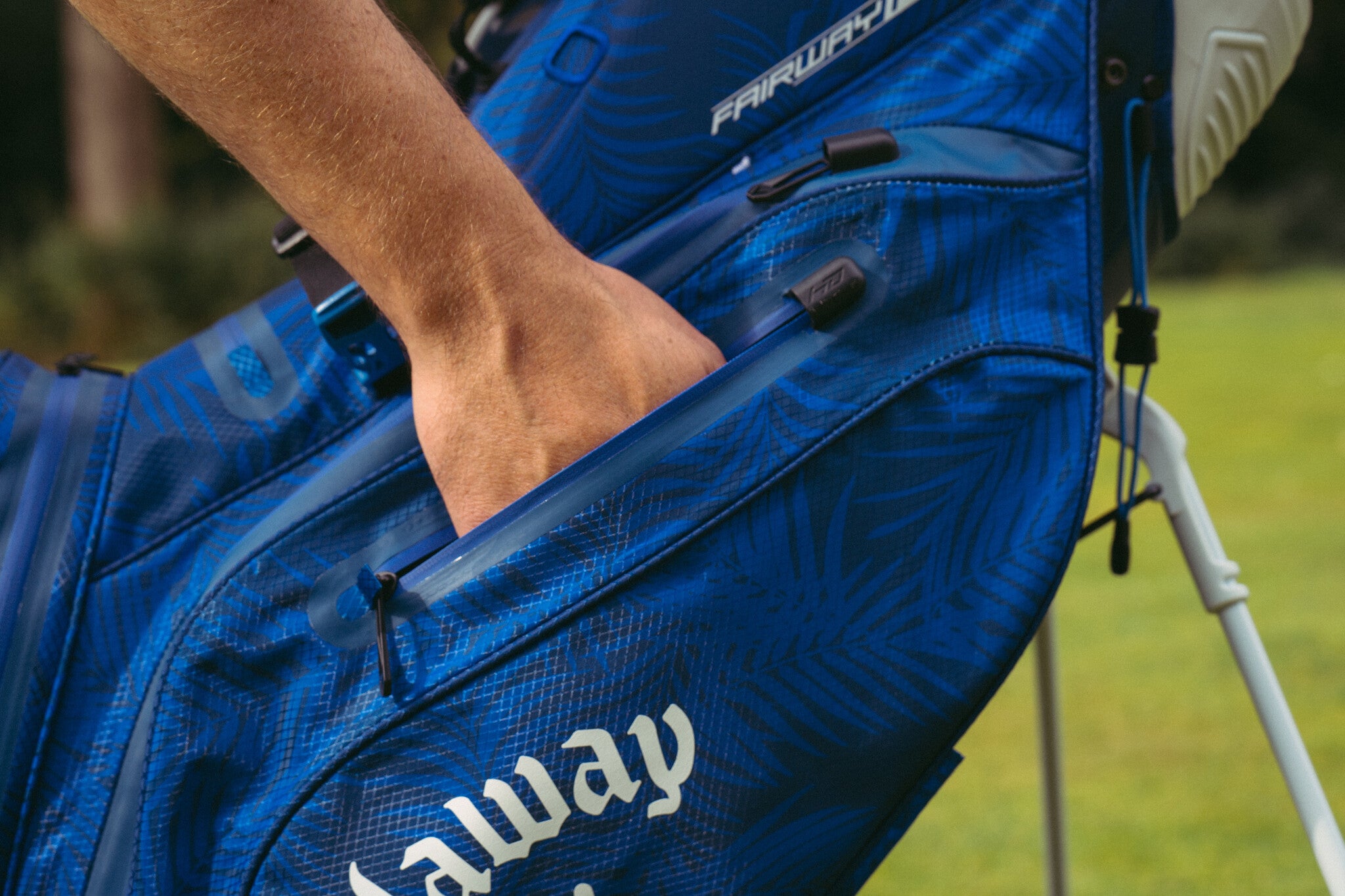 Callaway Fairway 14 Hyper Dry Standbag Blue/Palms