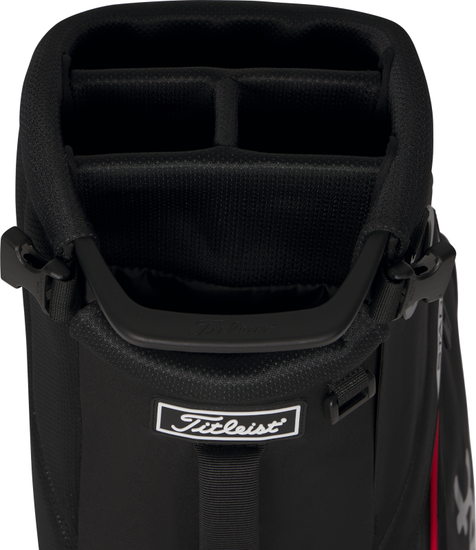 Titleist Players S4 Stadry standbag zwart rood