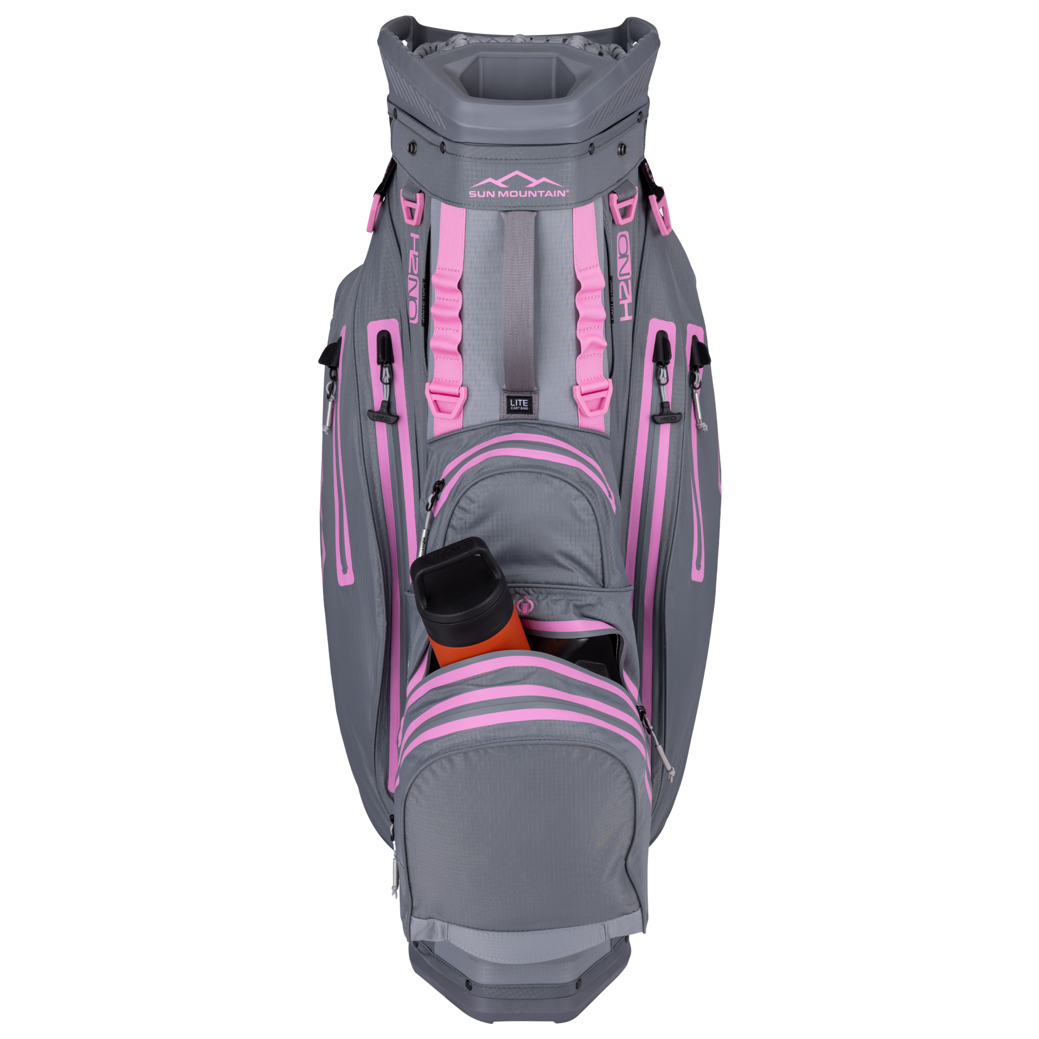 Sun Mountain H2NO Lite cartbag nickel/pink