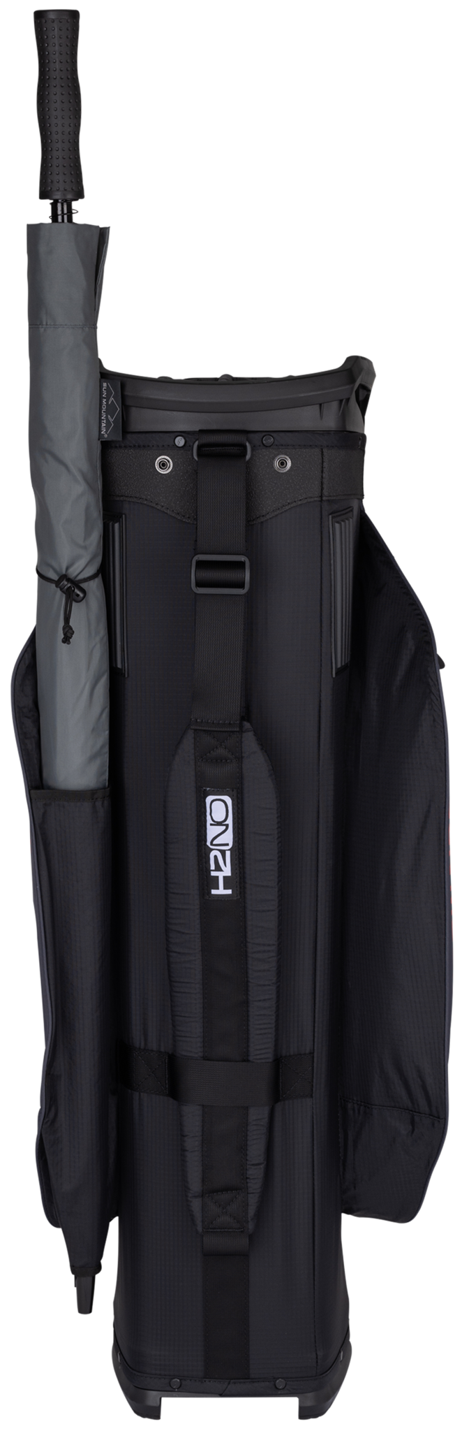 Sun Mountain H2NO Staff Cartbag black/steel/red