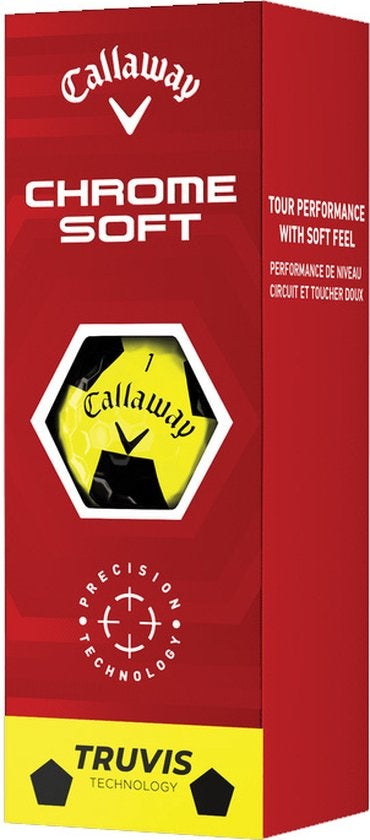Callaway Chrome Soft Truvis geel