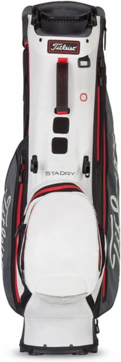 Titleist Players 4+ stadry stand bag grijs wit