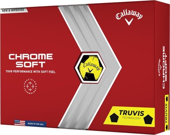 Callaway Chrome Soft Truvis geel