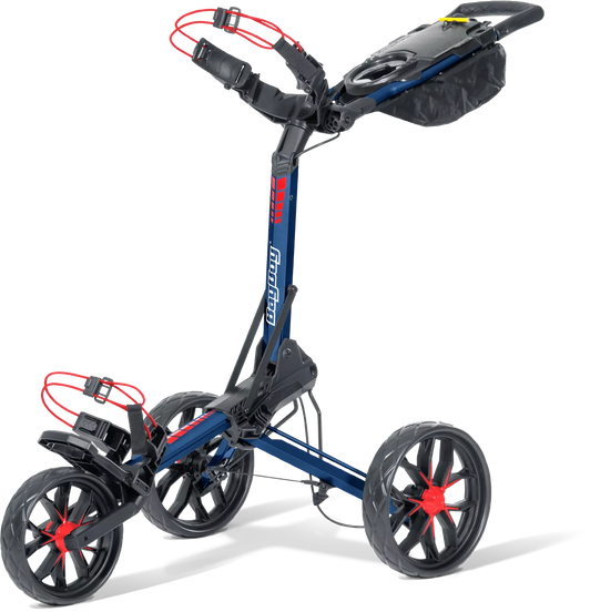 BagBoy Slimfold golftrolley navy/rood