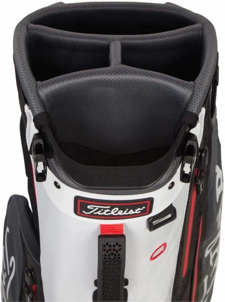 Titleist Players 4+ stadry stand bag grijs wit