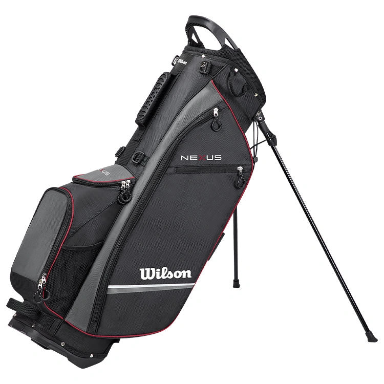 Wilson Nexus stand bag zwart grijs rood