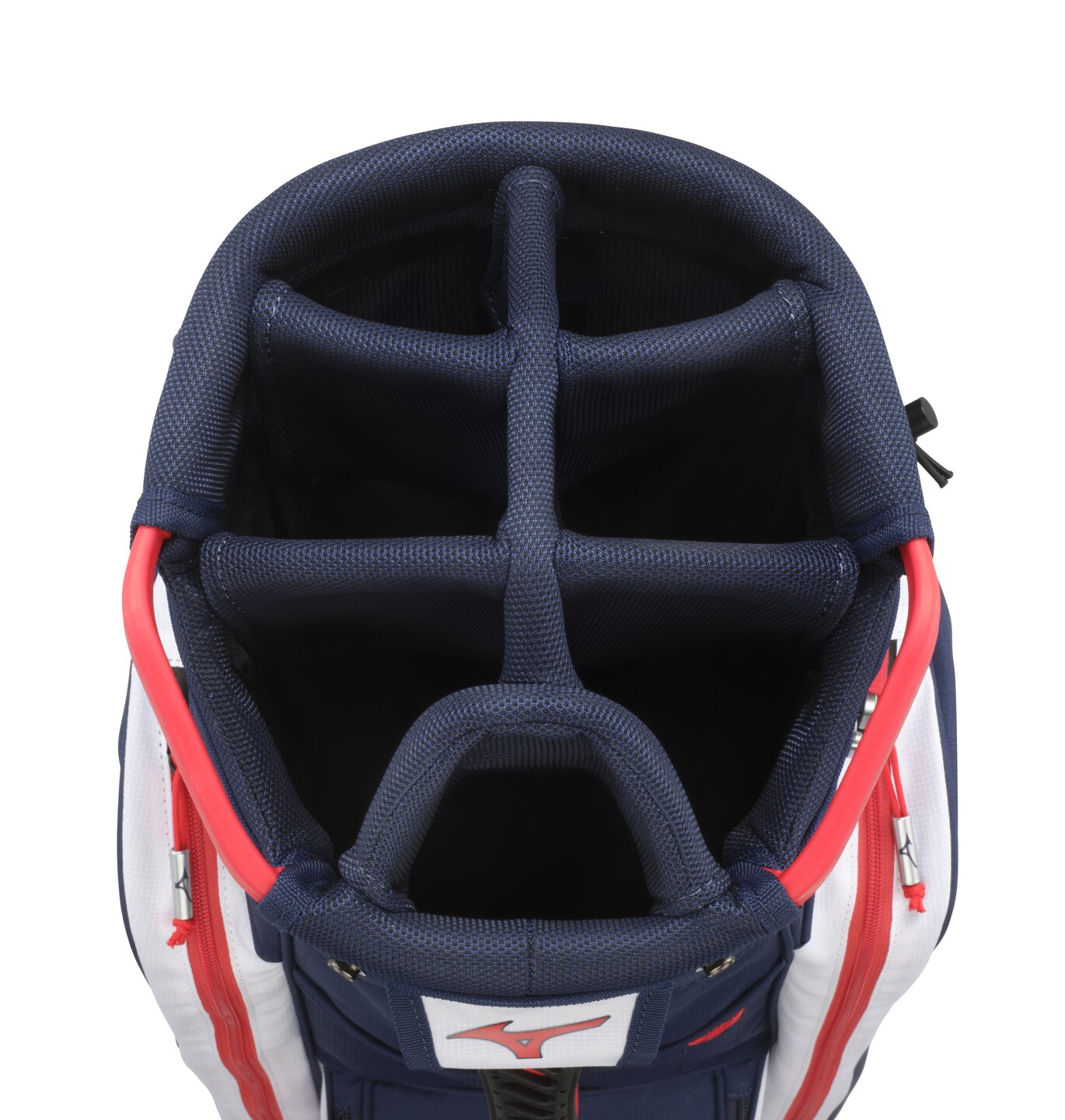 Mizuno BR D3 cartbag navy rood