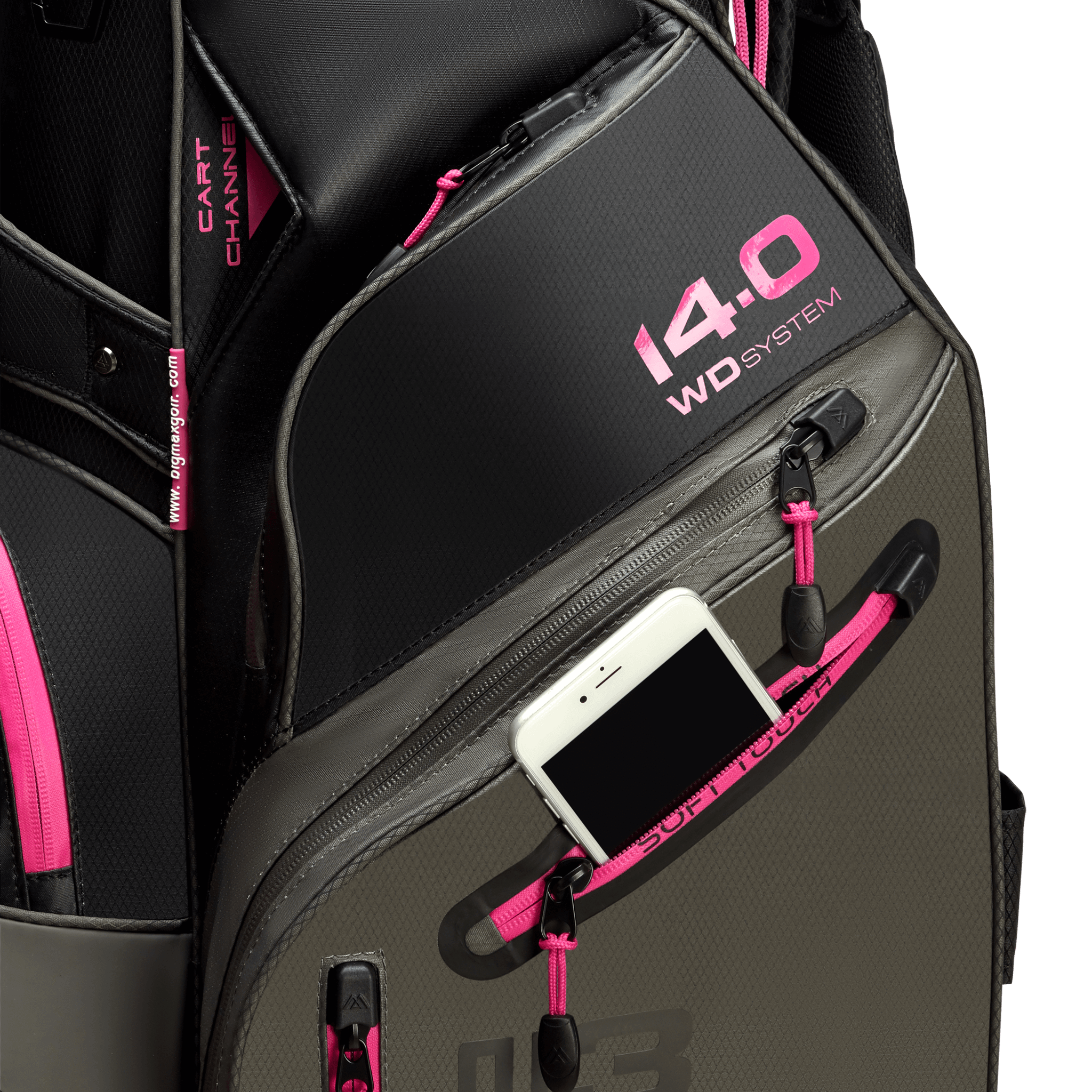 Big Max Dri Lite Silencio 3 zwart/grijs/fuchsia