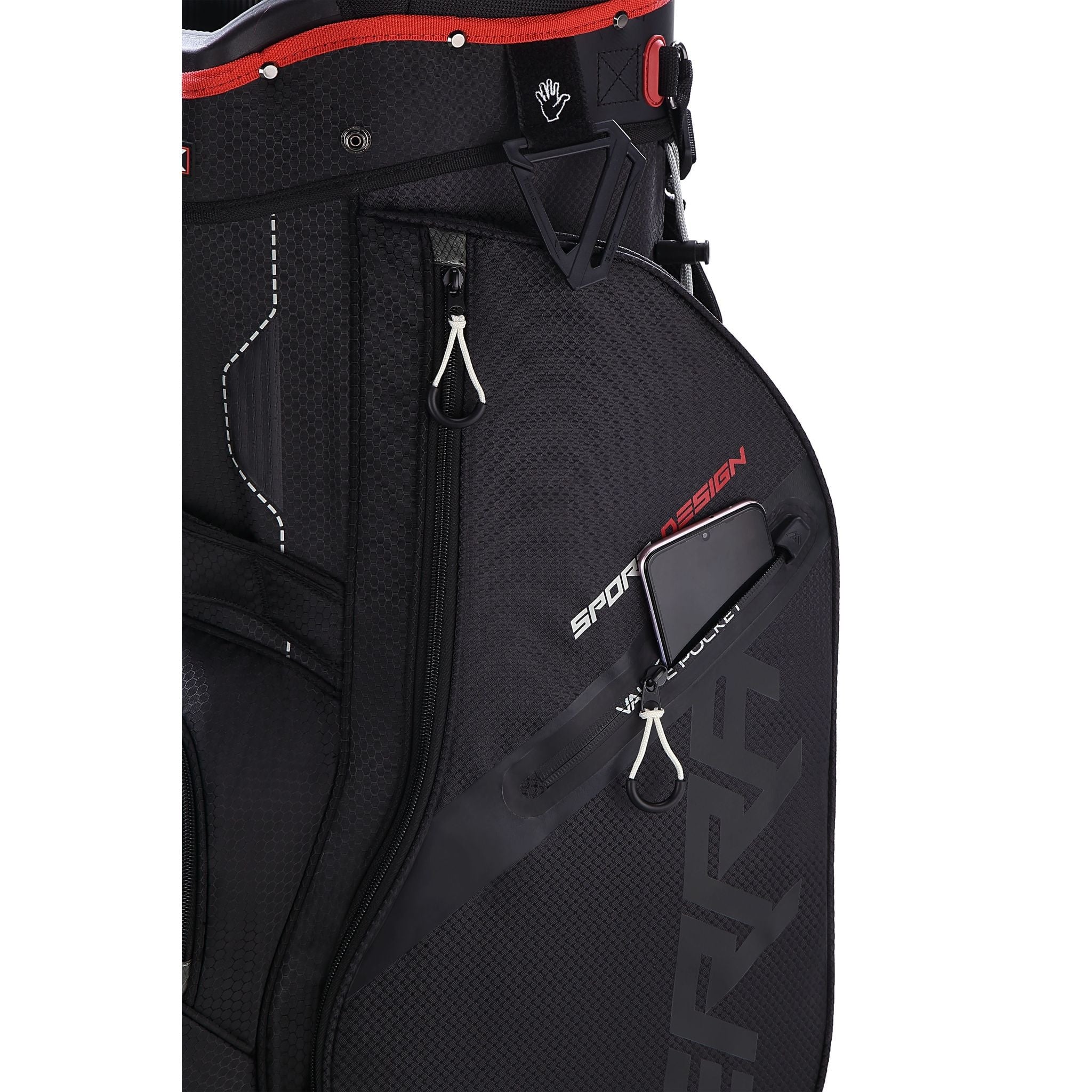 Big Max Terra Sport cartbag zwart/rood