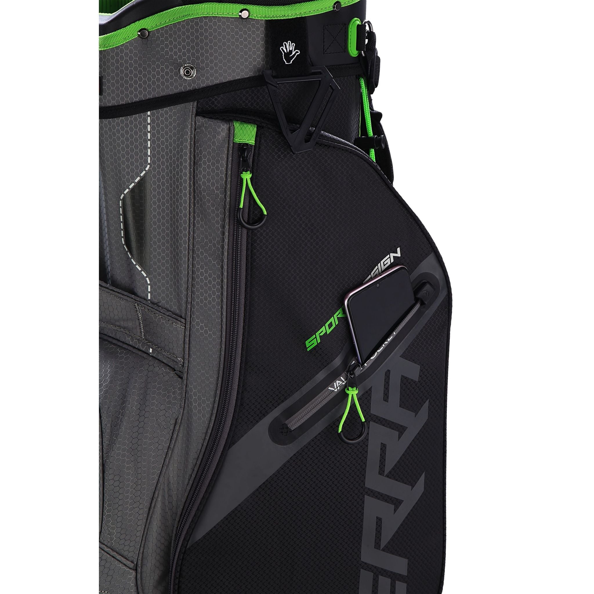 Big Max Terra Sport cartbag grijs/lime