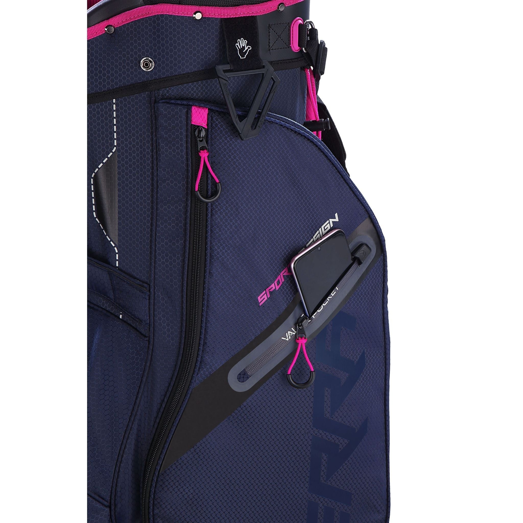 Big Max Terra Sport cartbag Steel Blue-Fuchsia