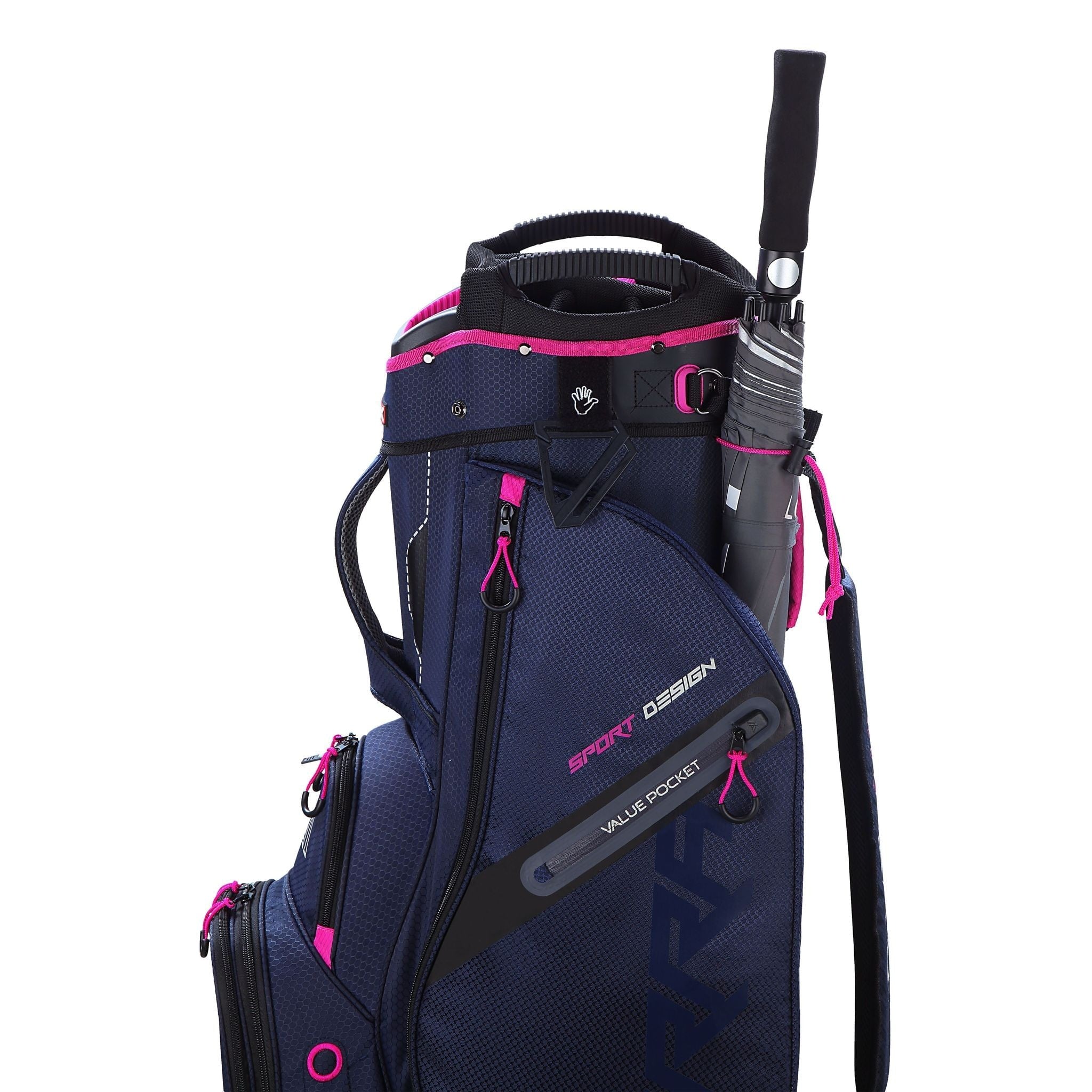 Big Max Terra Sport cartbag Steel Blue-Fuchsia