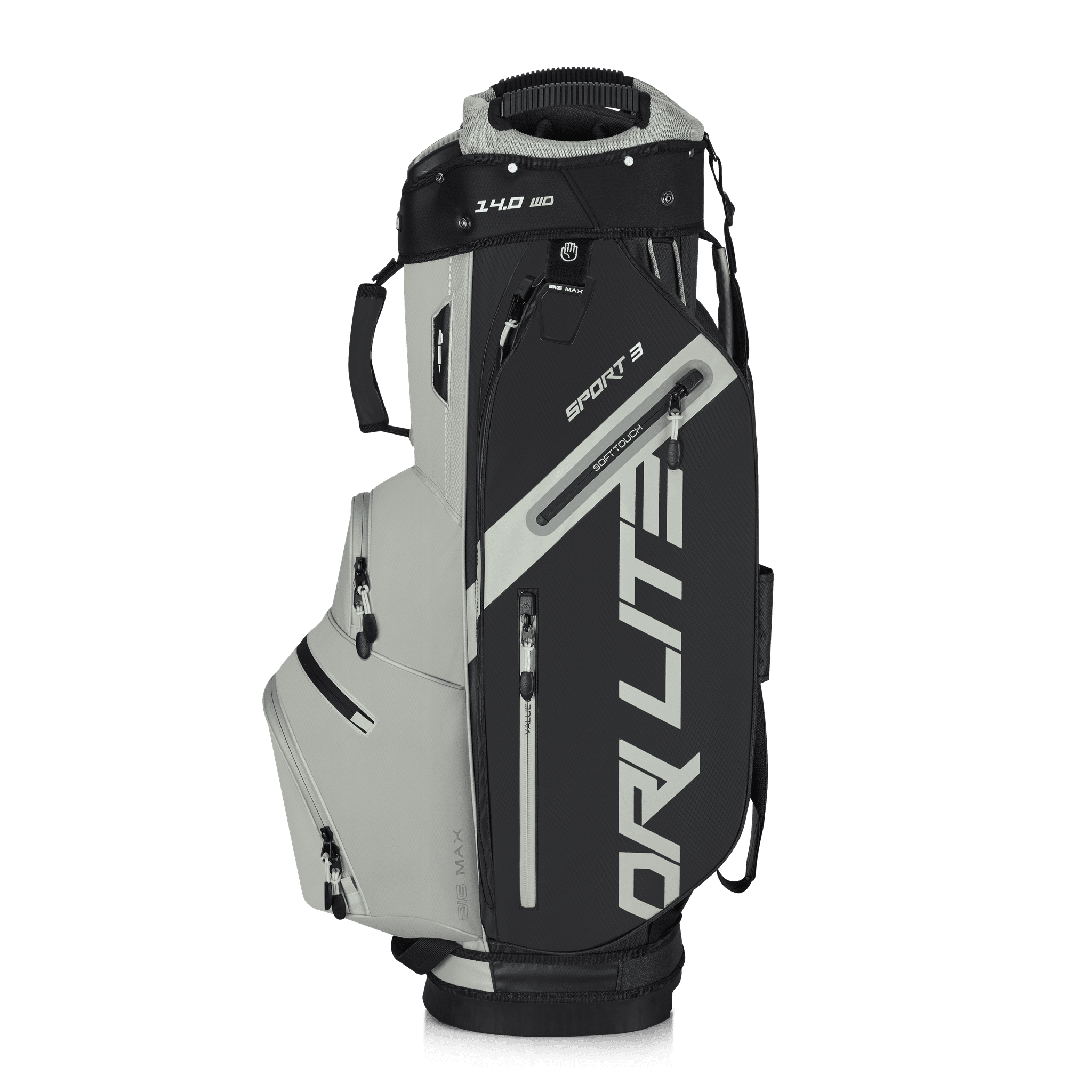 Big Max Dri Lite Sport 3 cartbag zwart/taupe