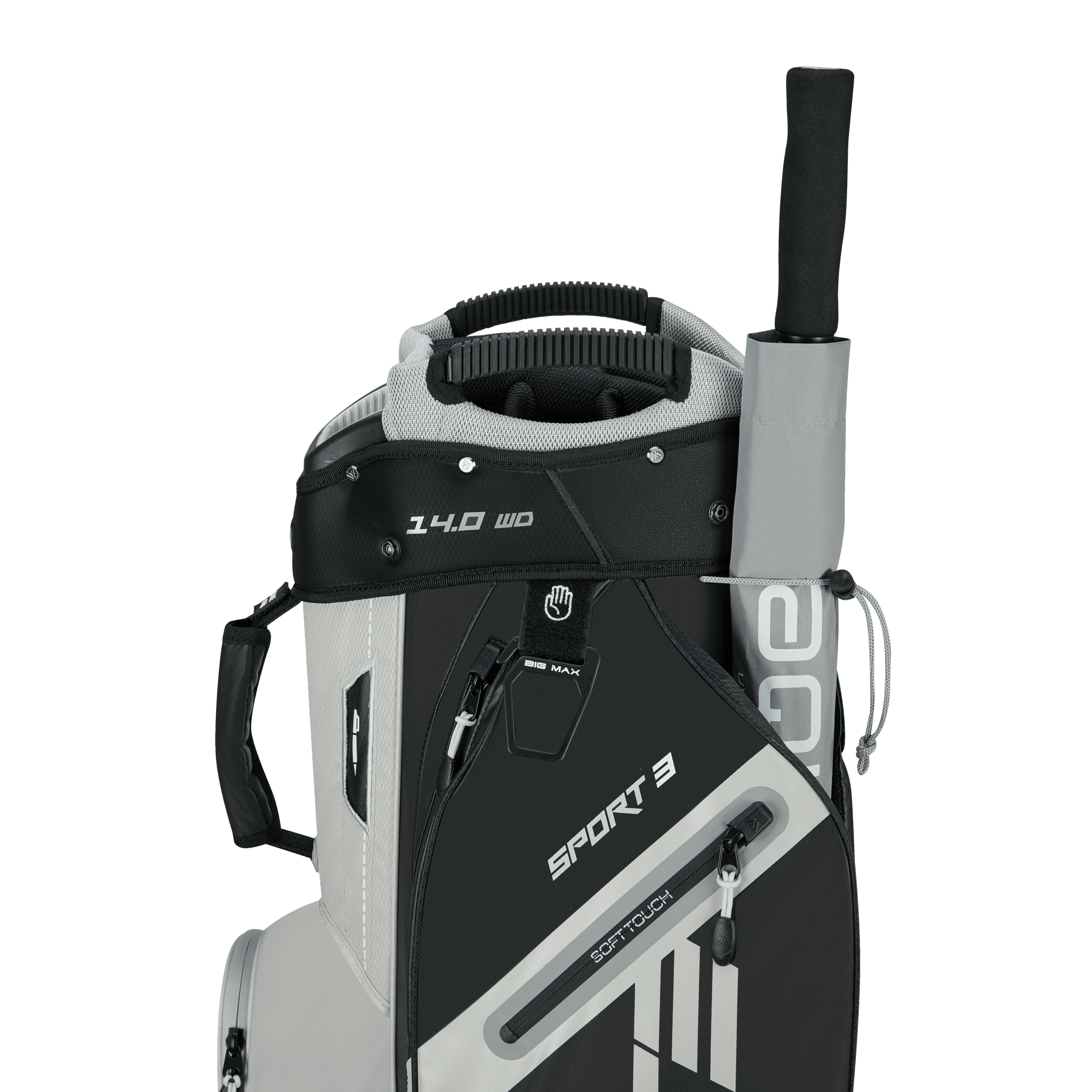 Big Max Dri Lite Sport 3 cartbag zwart/taupe