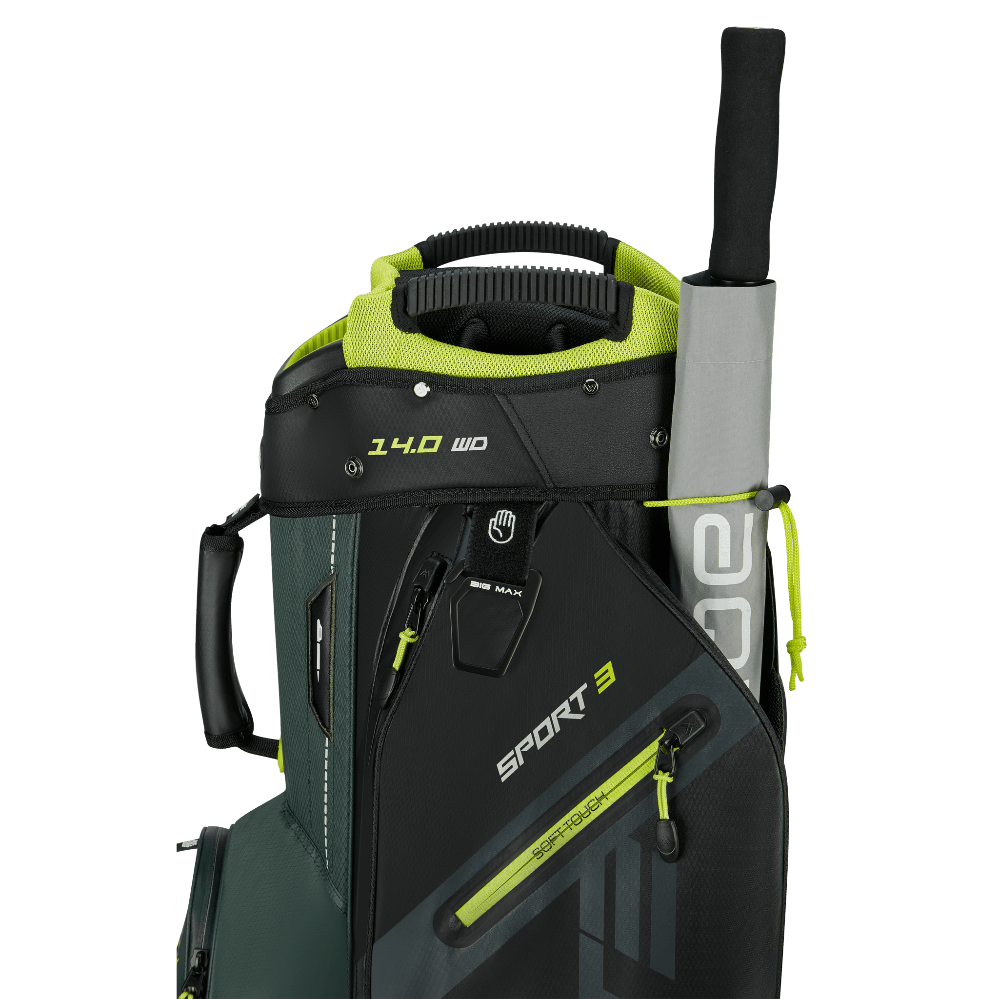 Big Max Dri Lite Sport 3 cartbag forrestgreen/zwart