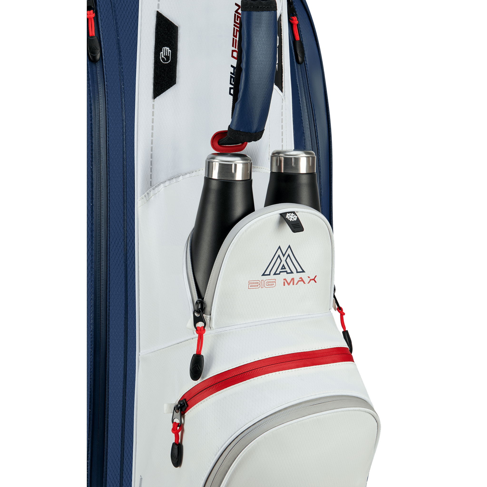 Big Max Dri Lite Sport 3 cartbag navy/wit/rood