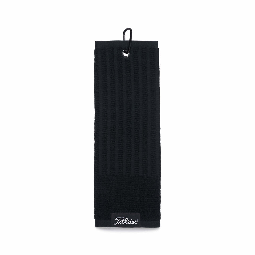 Titleist Players Trifold Cart Towel - Golfhanddoek Black