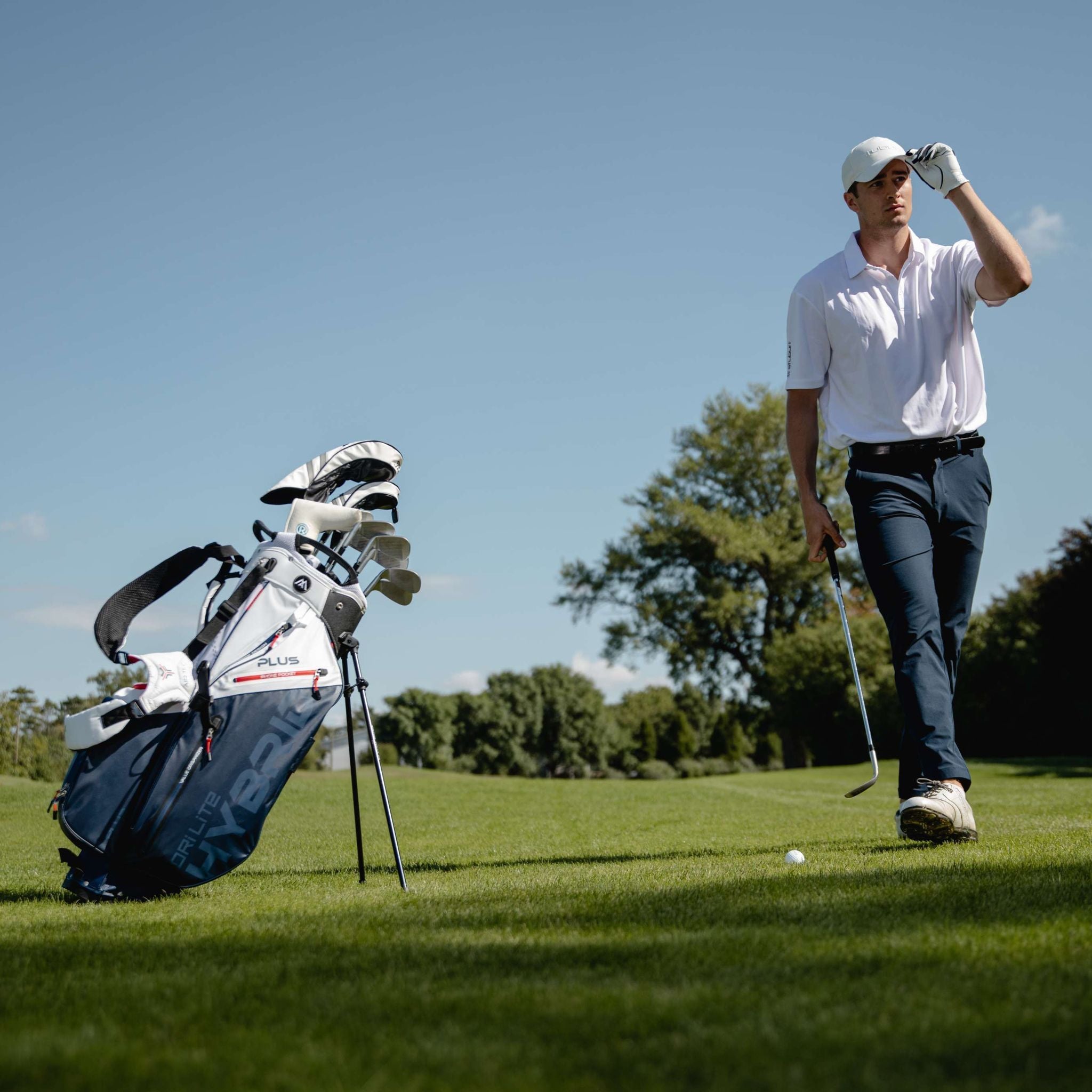 Big Max Dri Lite Hybrid Plus standbag grijs/zwart