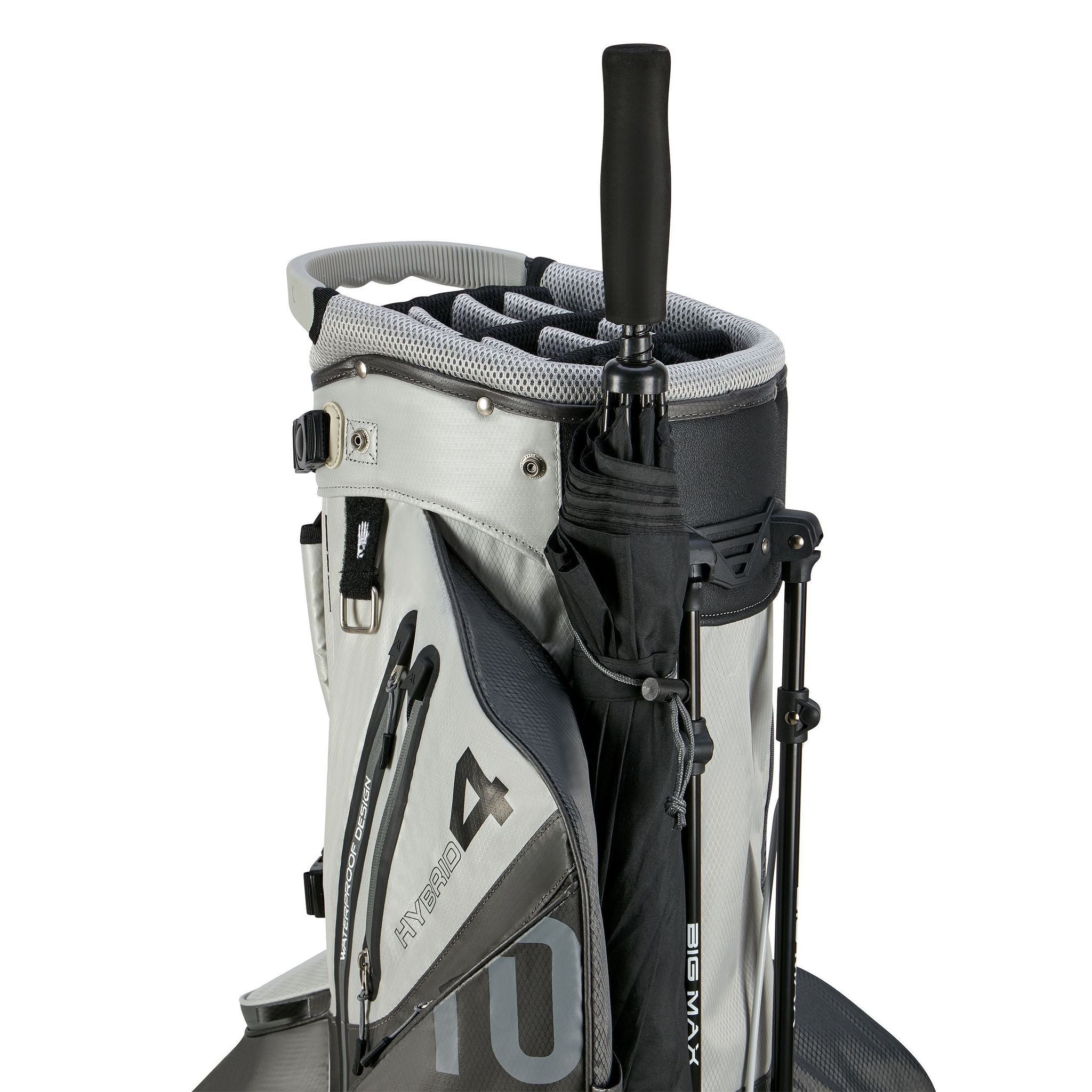 Big Max Aqua Hybrid 4 standbag grijs/zilver