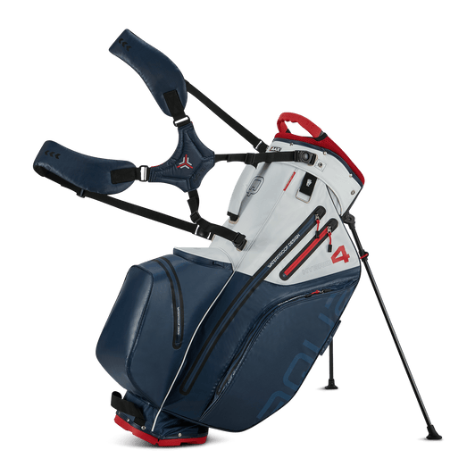 Big Max Aqua Hybrid 4 standbag navy/wit/rood
