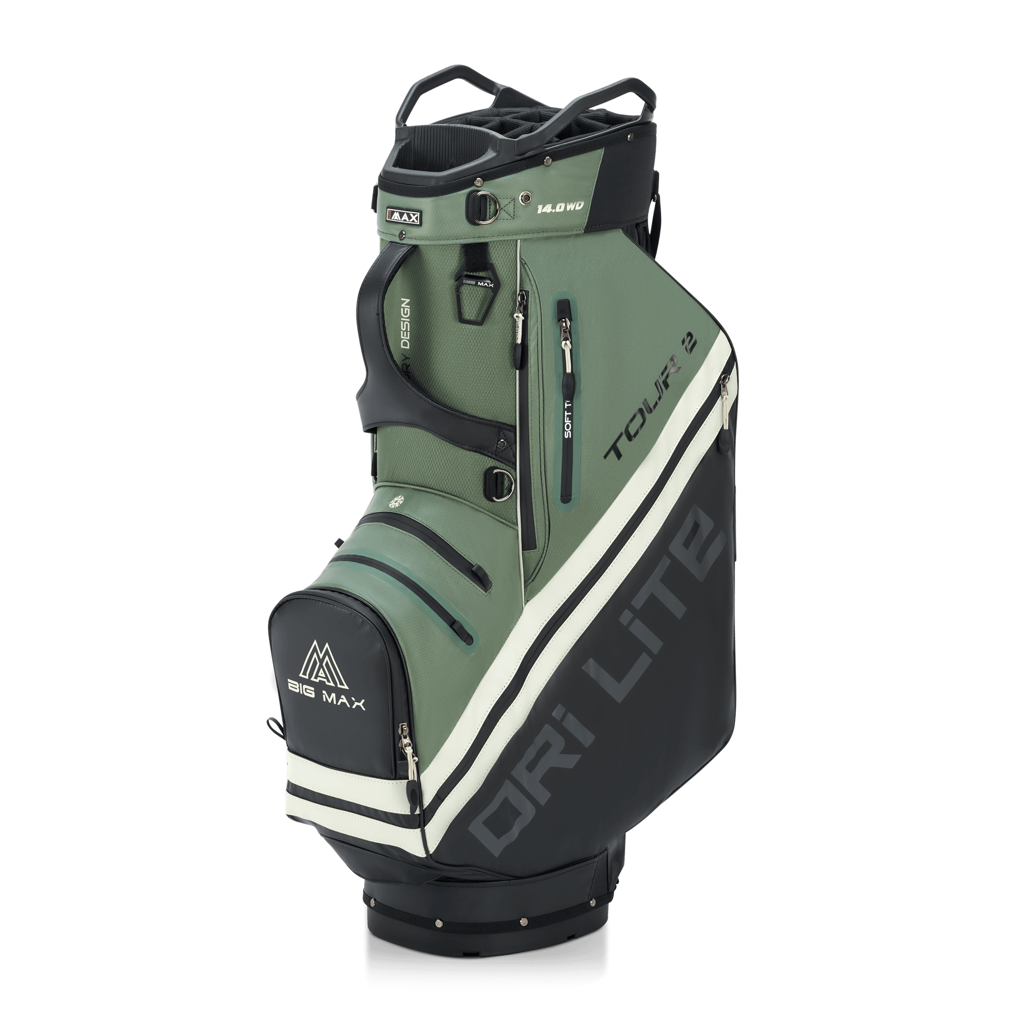 Big Max Dri Lite Tour 2 Cartbag zwart/groen