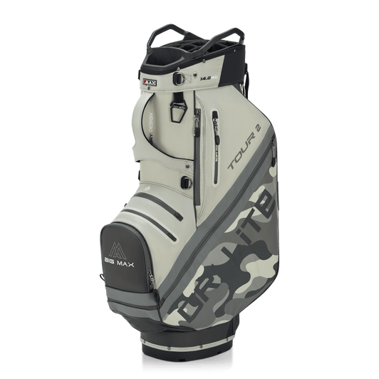Big Max Dri Lite Tour 2 Cartbag camo/grijs/wit