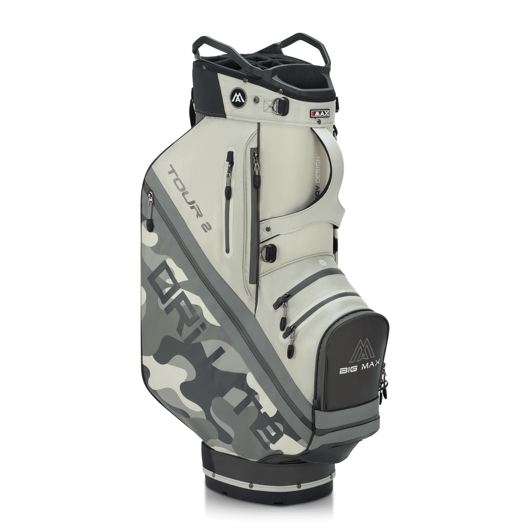 Big Max Dri Lite Tour 2 Cartbag camo/grijs/wit