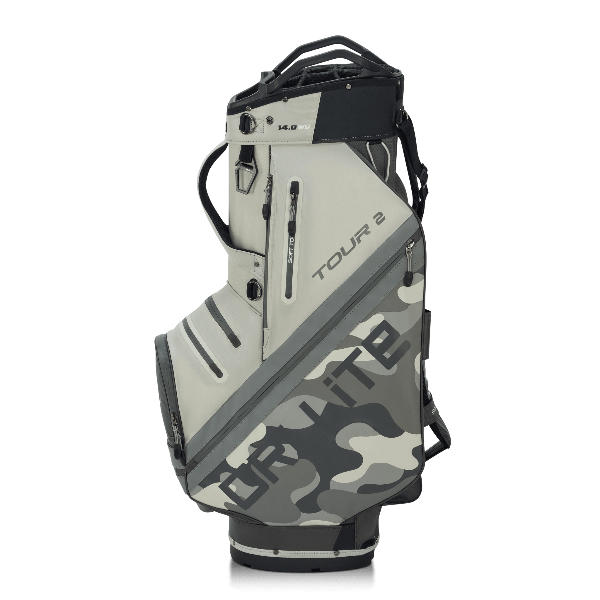 Big Max Dri Lite Tour 2 Cartbag camo/grijs/wit