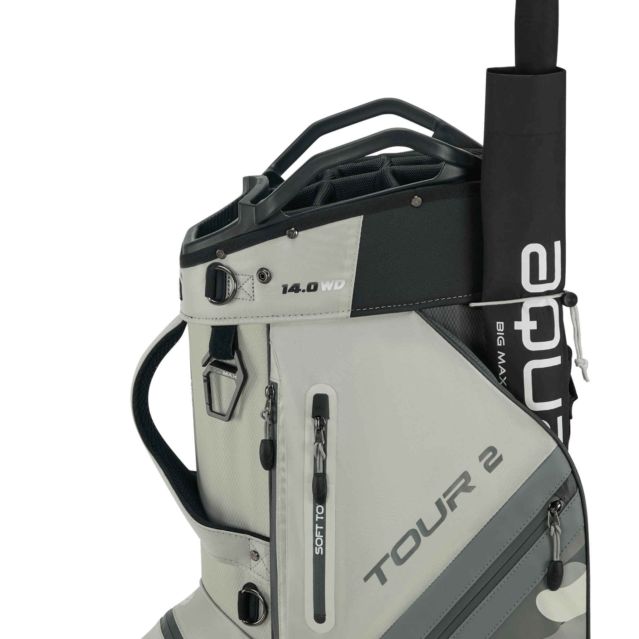 Big Max Dri Lite Tour 2 Cartbag camo/grijs/wit