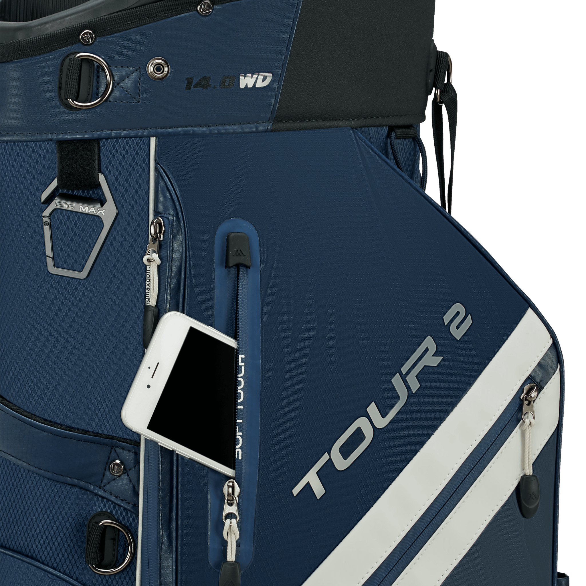 Big Max Dri Lite Tour 2 Cartbag navy