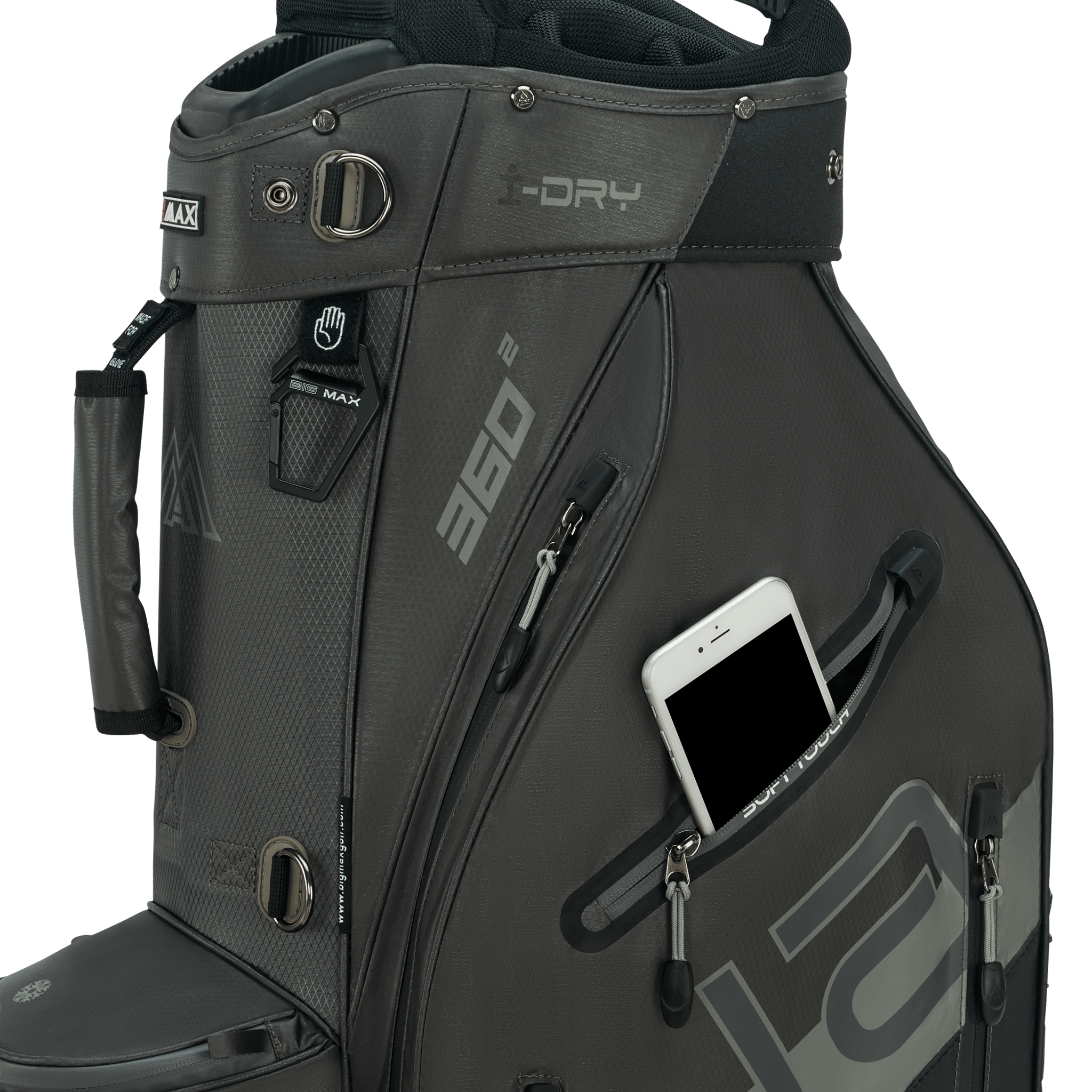 Big Max Aqua Sport 360² Cartbag Zwart / Grijs