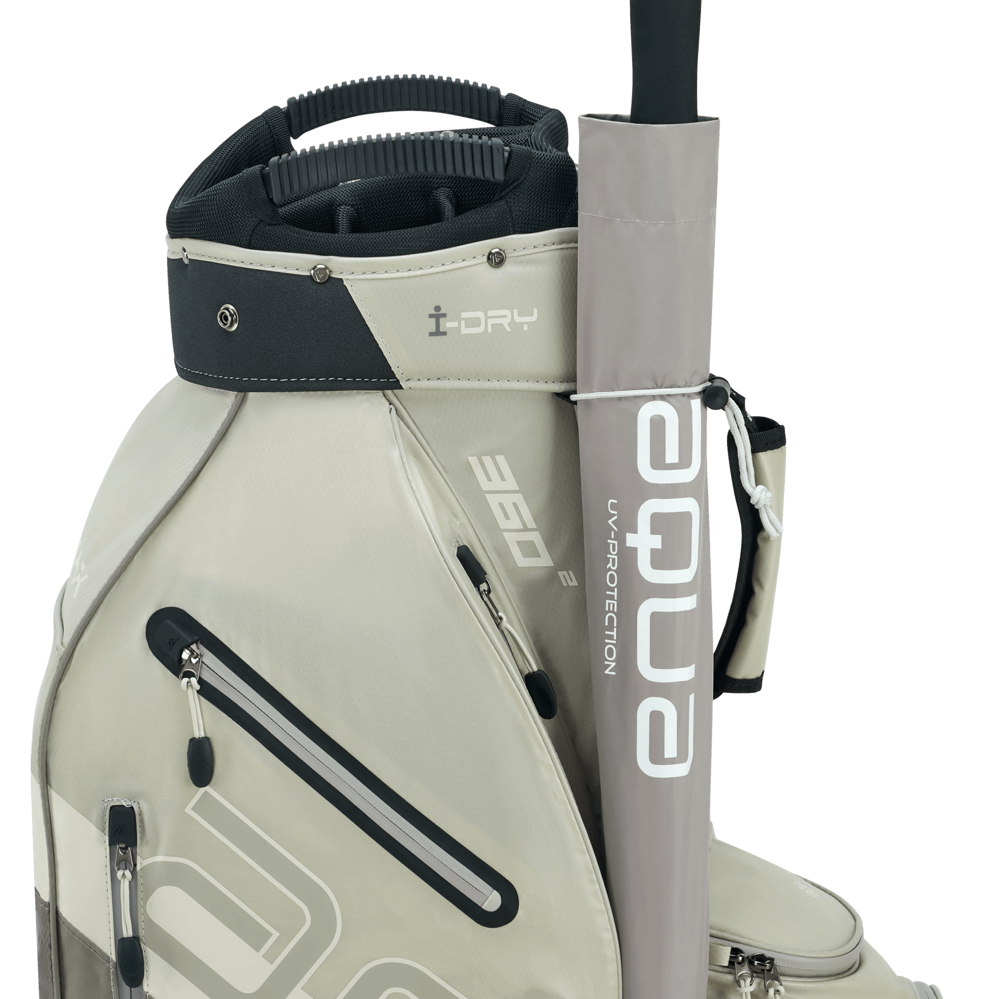 Big Max Aqua Sport 360² Cartbag Licht Grijs / Gebroken Wit