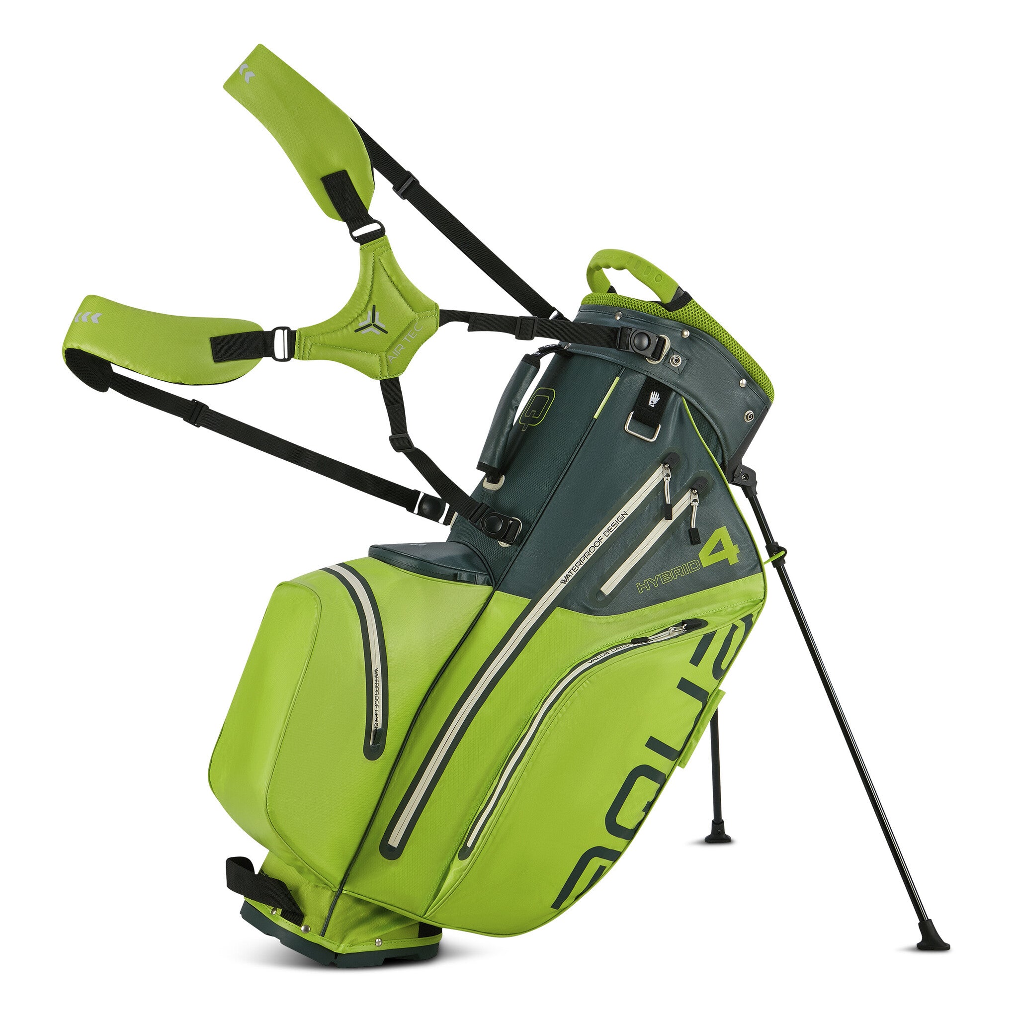 Big Max Aqua Hybrid 4 standbag groen/lime