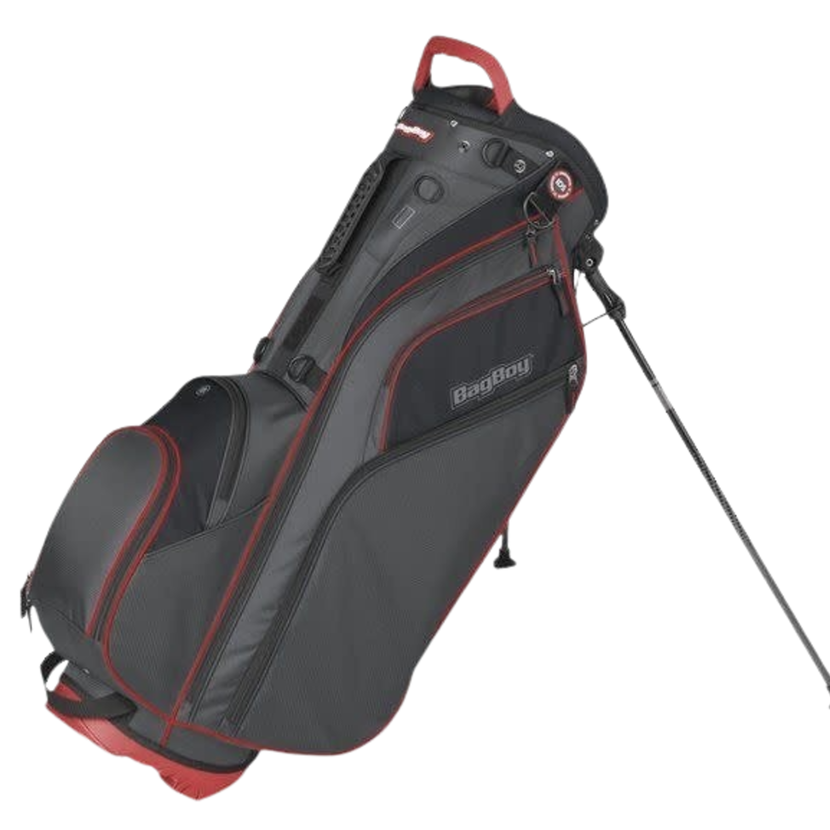 BagBoy Go Lite Hybrid Standbag, grijs/rood