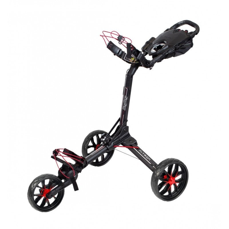 BagBoy Nitron golftrolley zwart/rood