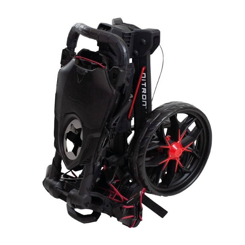 BagBoy Nitron golftrolley zwart/rood