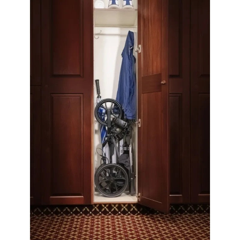 BagBoy Slimfold golftrolley zilver/zwart