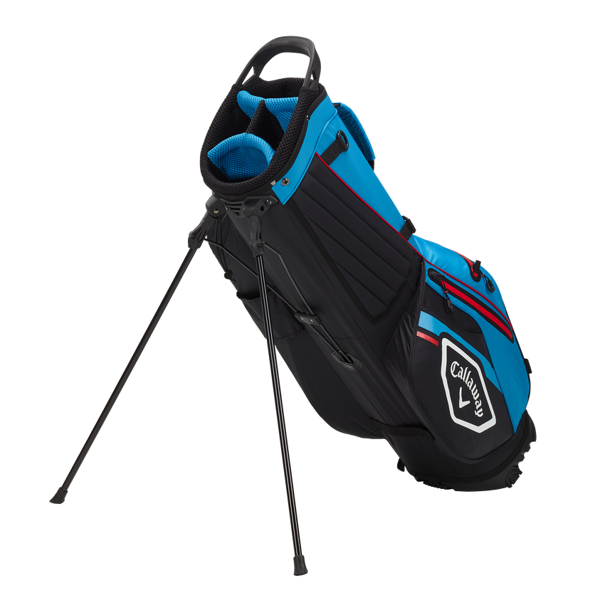 Callaway Chev Dry standbag zwart/blauw/rood