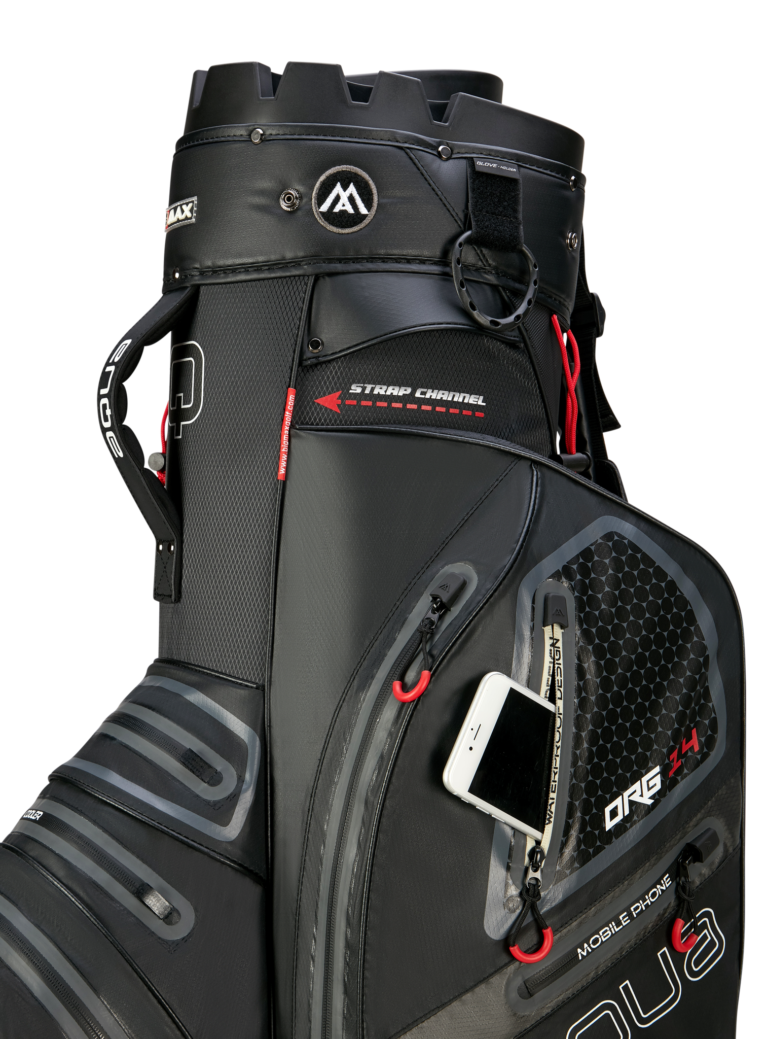 Big Max Aqua Silencio 4 cartbag zwart