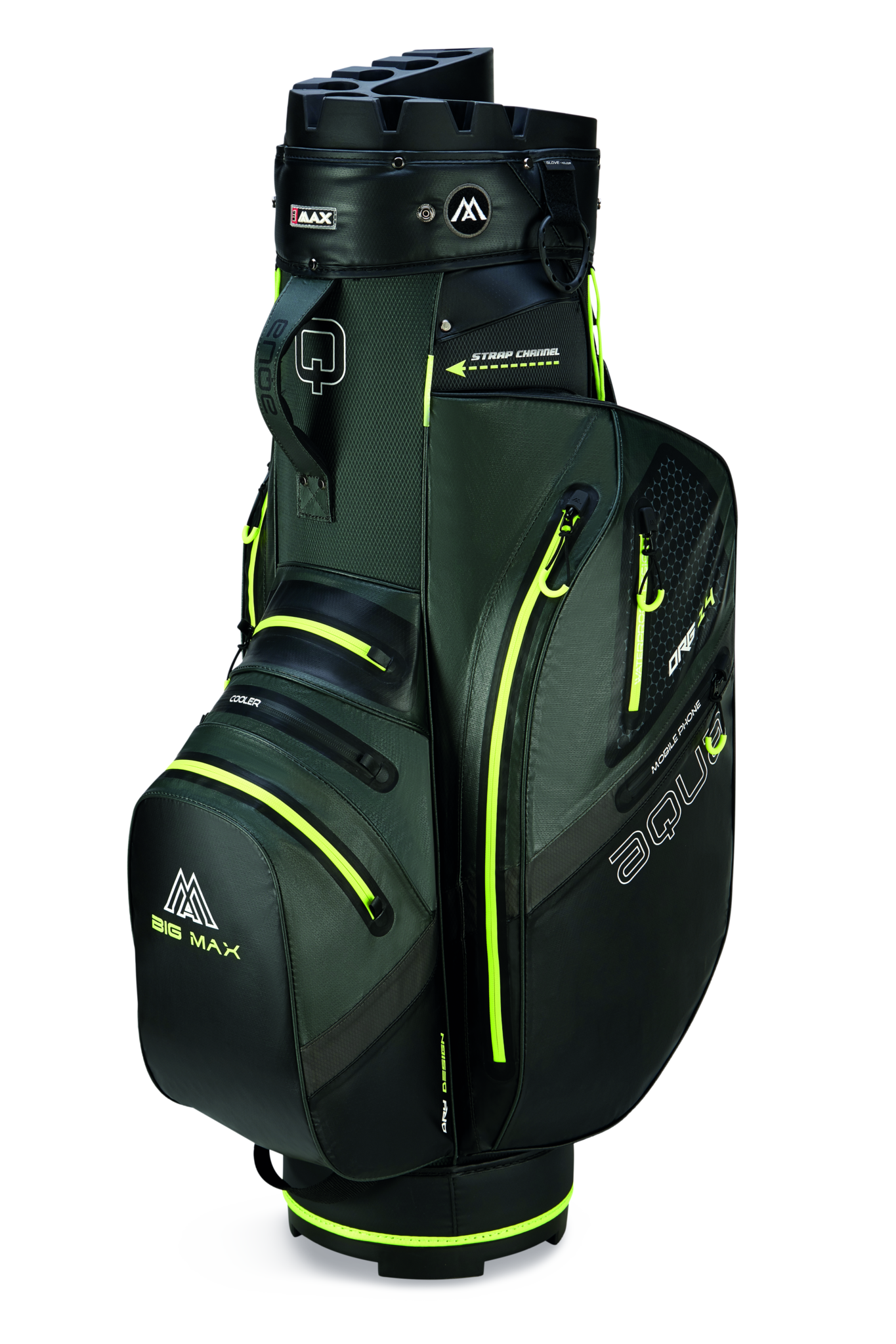 Big Max Aqua Silencio 4 cartbag groen