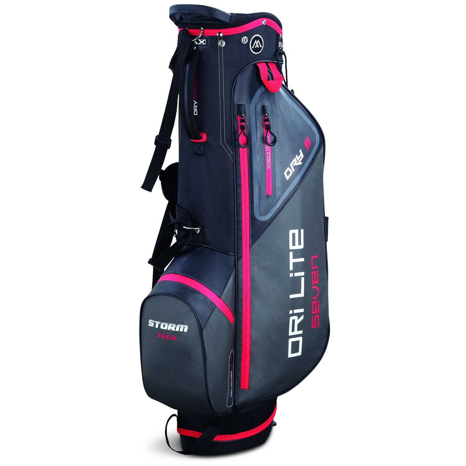 Big Max Dri Lite Seven standbag zwart/rood