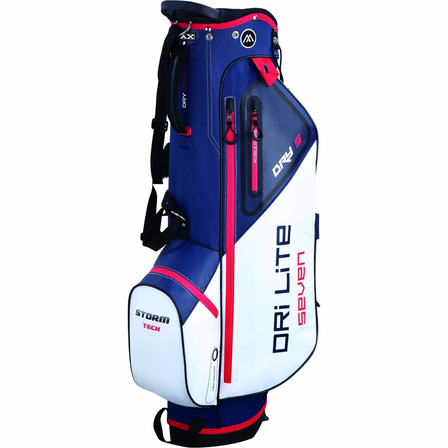 Big Max Dri Lite Seven standbag wit/navy