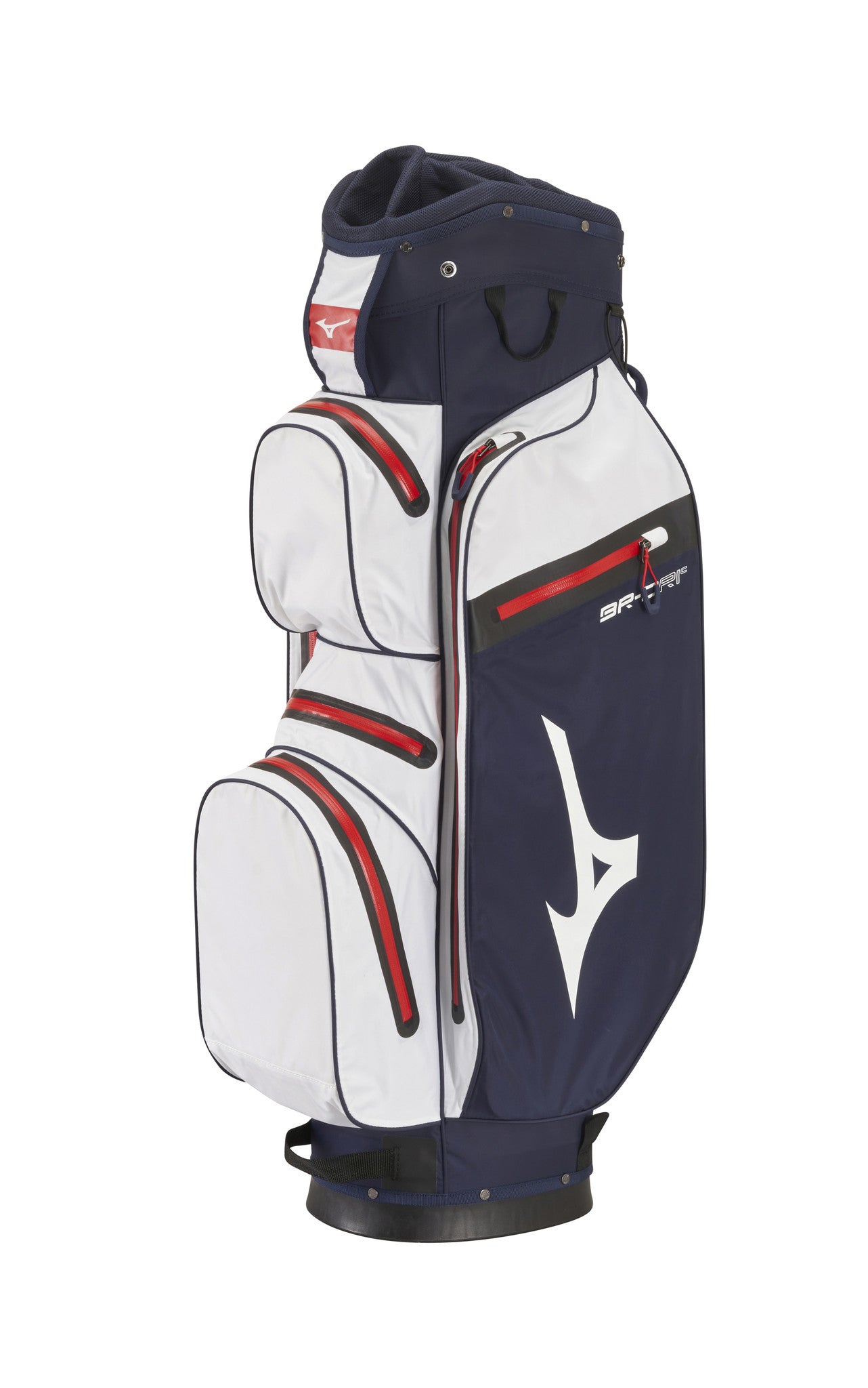 Mizuno BR DRI Cartbag wit/navy