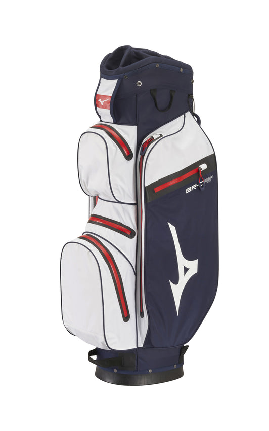 Mizuno BR DRI Cartbag wit/navy