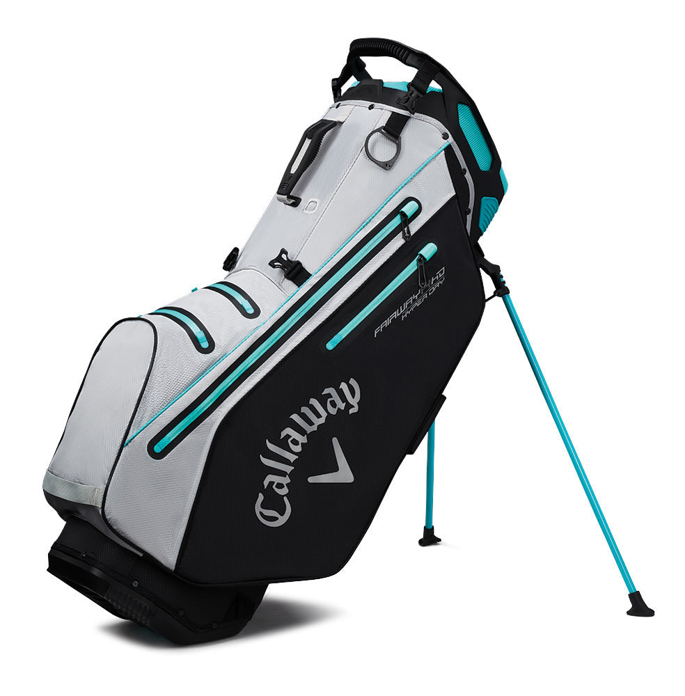 Callaway Fairway 14 Hyper Dry Standbag zilver/zwart/groen